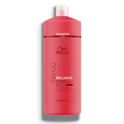 Wella Professionals Invigo Brilliance Color Protection Shampoo for Coarse Hair